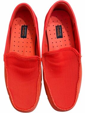 SWIMS Size 7 (Women’s 9)  Red Slip-On Casual Loafers